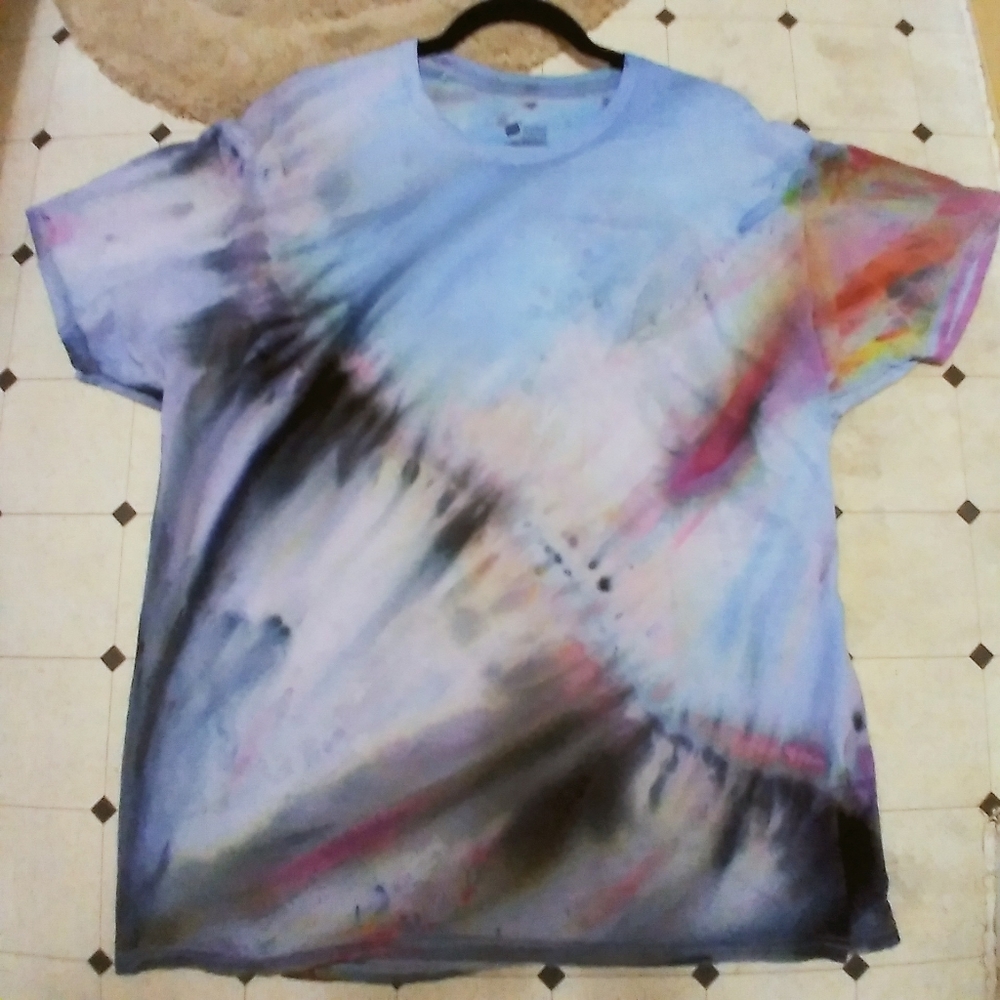 Hanes XL Comfort Soft Ice Tie Dyed Gravity Style.. Bright Bold Beautiful Colors - Picture 3 of 5